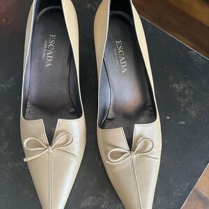 Escada Women's Tan Leather Shoes